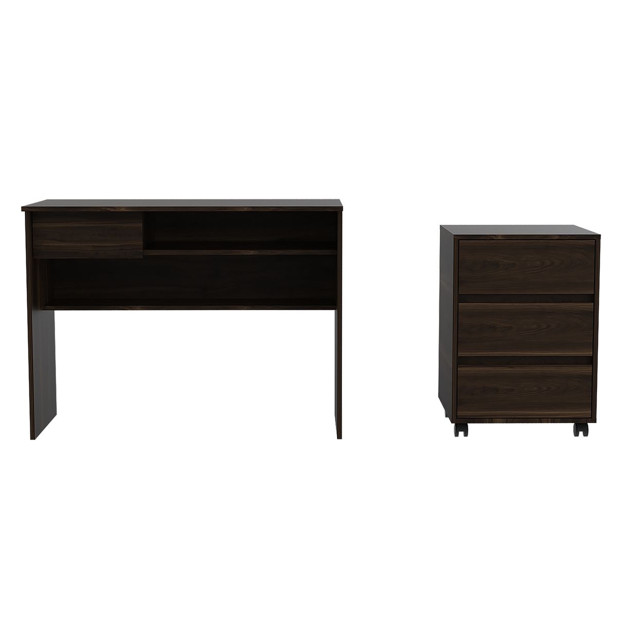 TUHOME - Combo Office 12 Escritorio + Archivador Habano Tuhome