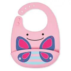 SKIP HOP - Babero de Silicona Mariposa