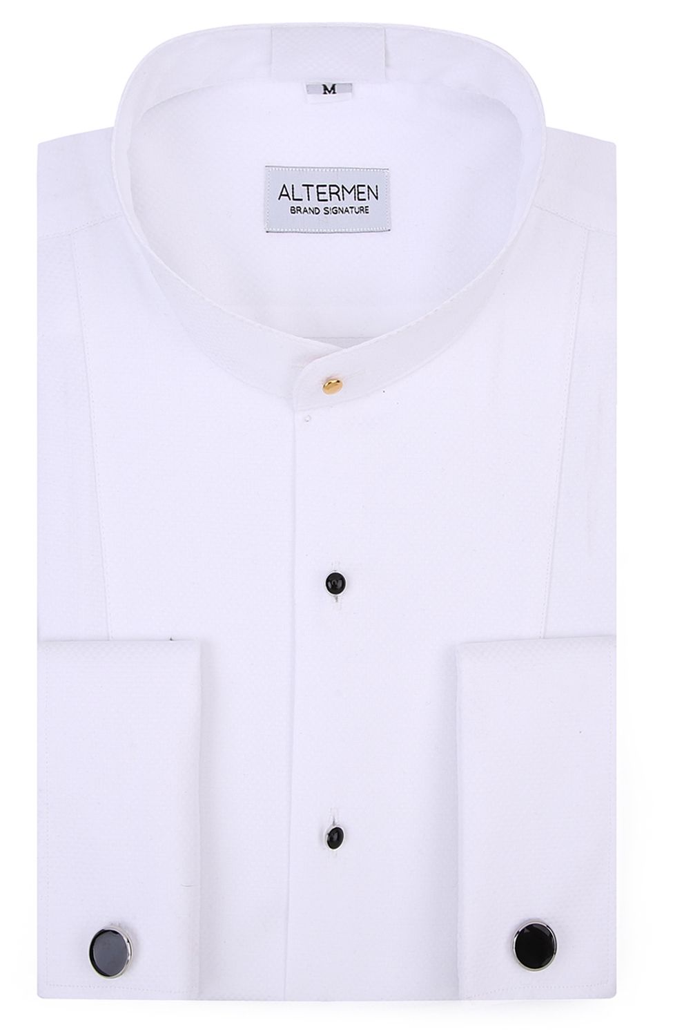 ALTERMEN - Camisa De Gala Blanca Fantasia