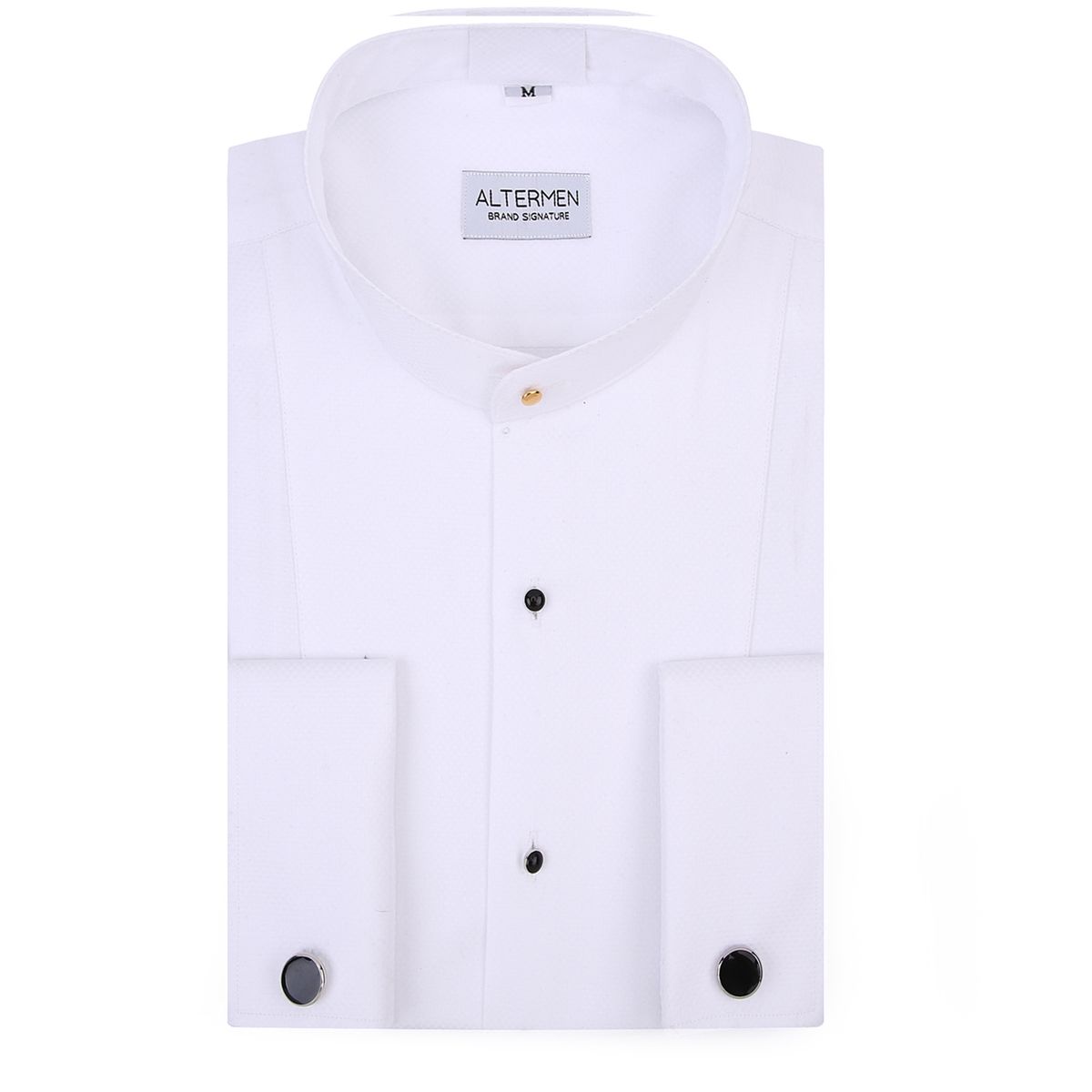 ALTERMEN - Camisa De Gala Blanca Fantasia