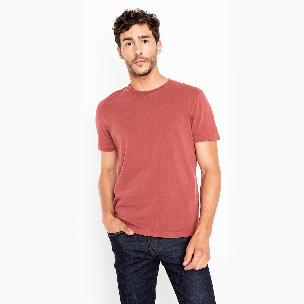 JCREW - Jcrew Polera Manga Corta Algodón Casual