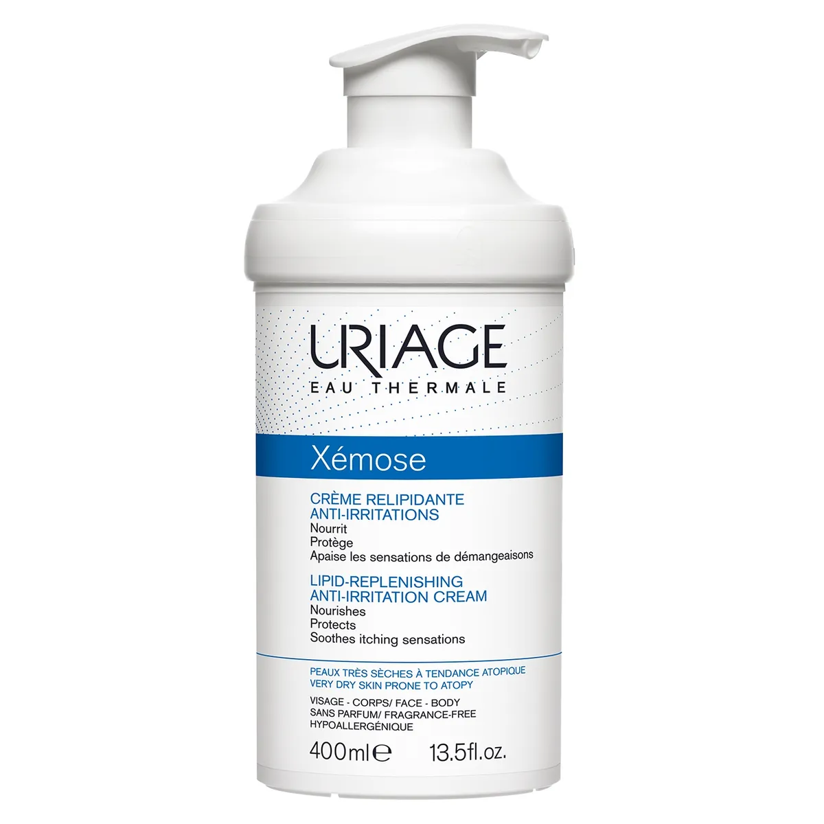 URIAGE - Crema Relipidizante Anti Irritaciones Hidrante 400 Ml Uriage