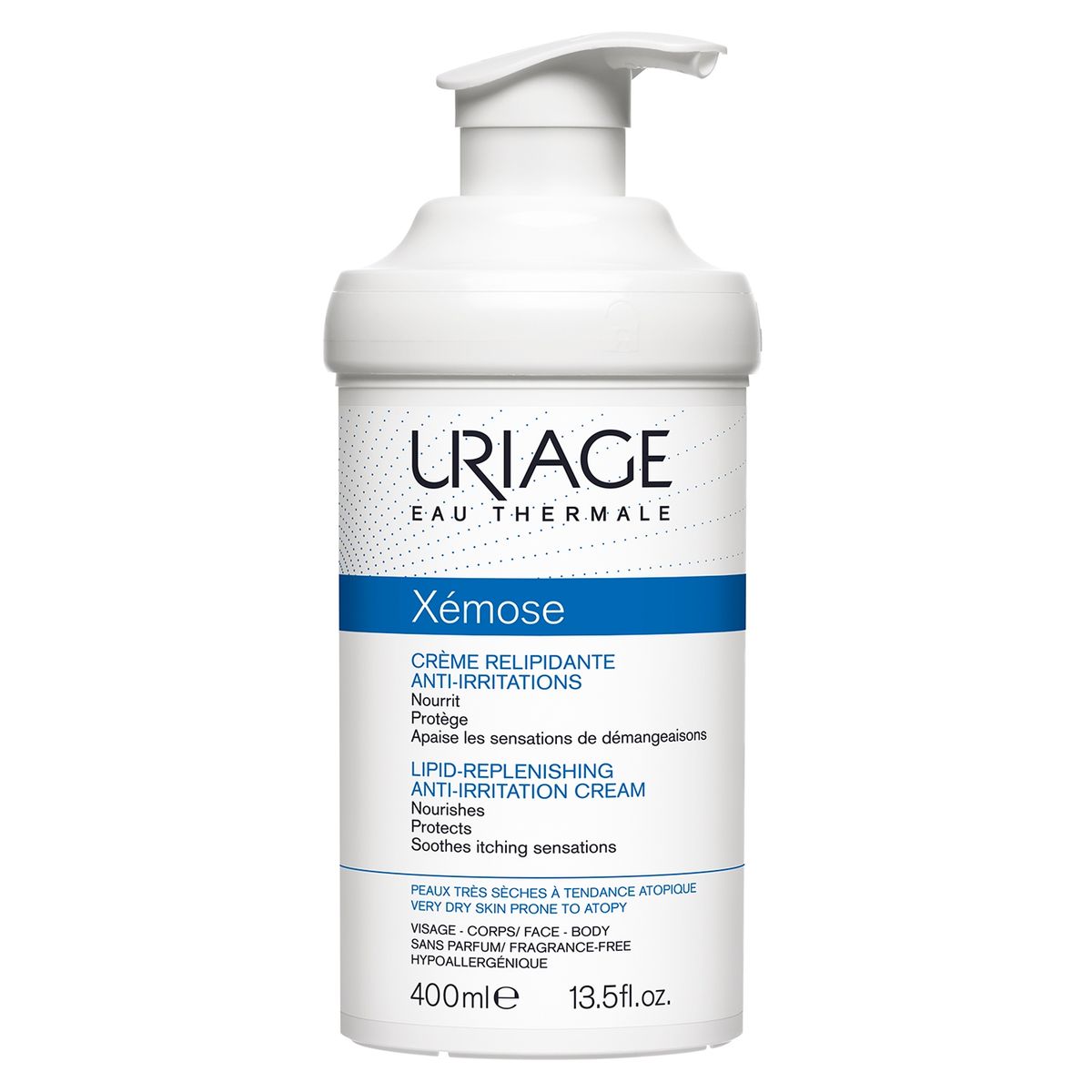 URIAGE - Crema Relipidizante Anti Irritaciones Hidrante 400 Ml Uriage