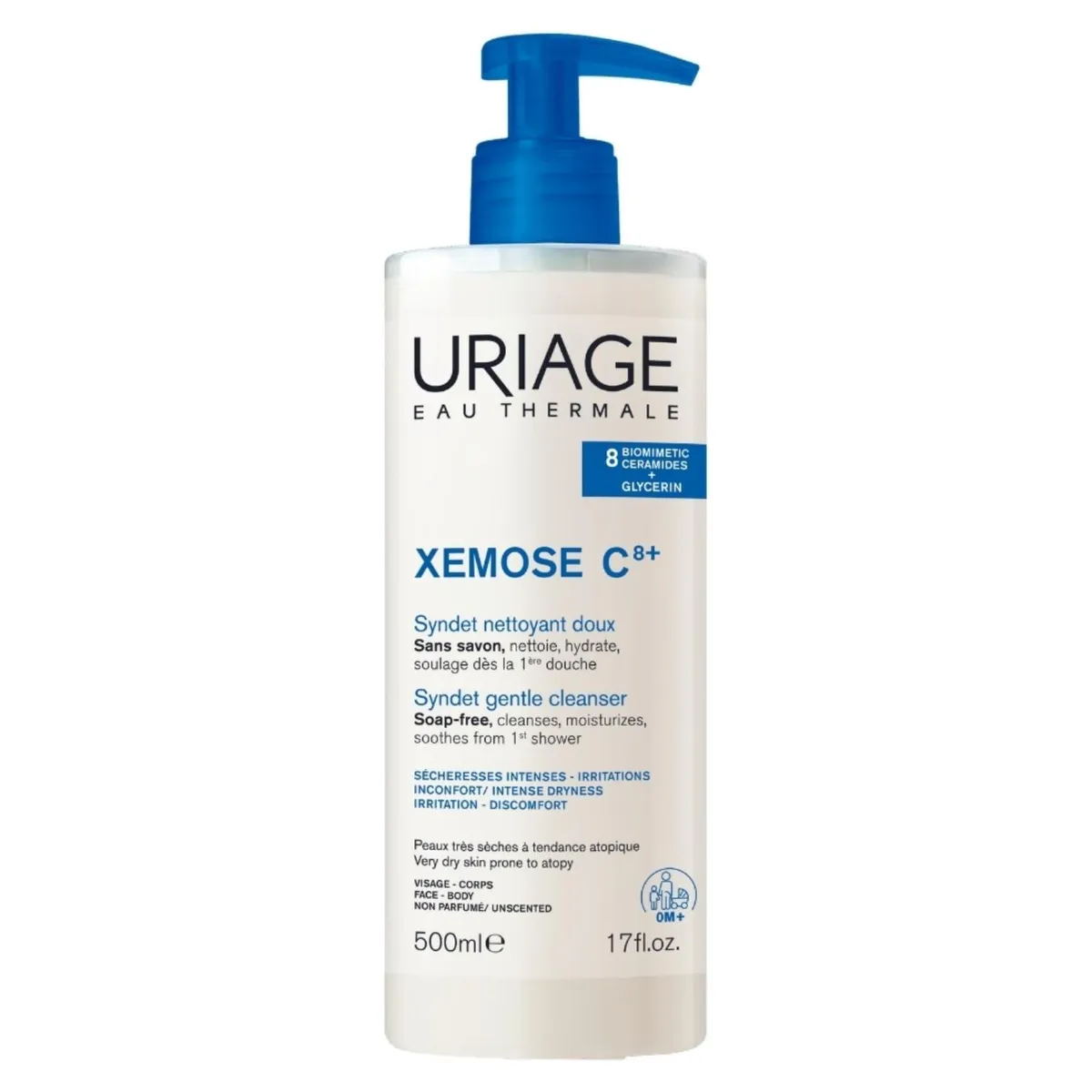 URIAGE - Limpiador Syndet Xemose C8+ 500ml Uriage