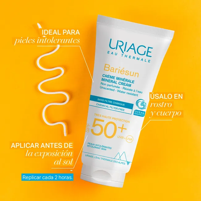 URIAGE - Protector Solar Bariésun Crema Fps 50+ 100 Ml Uriage