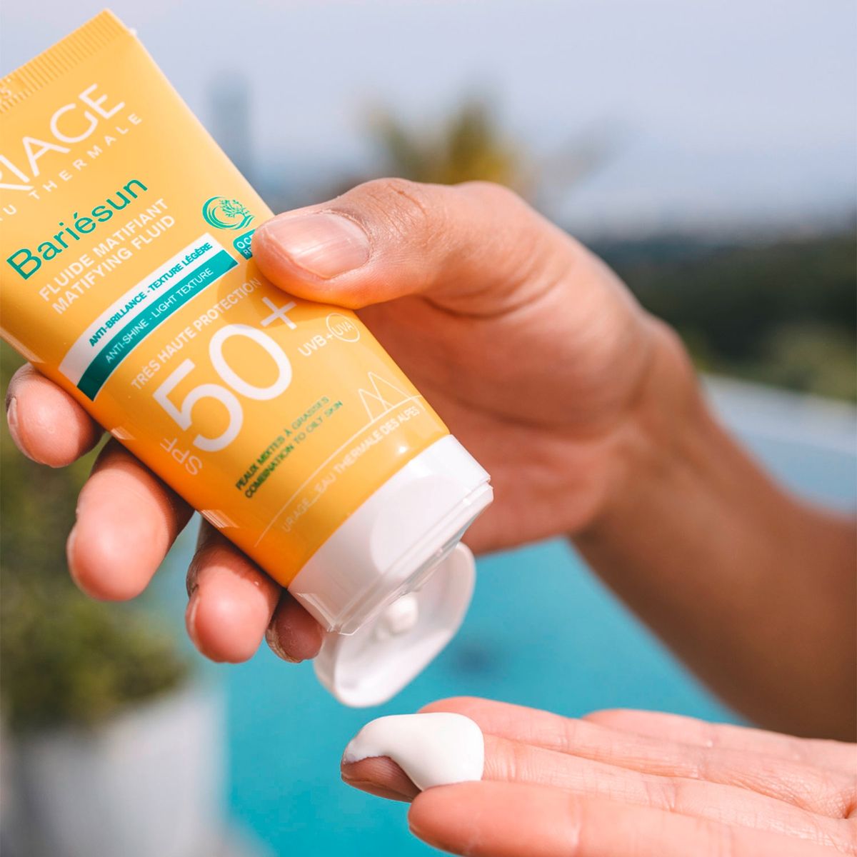 URIAGE - Protector Solar Facial Bariésun Fluido Matificante FPS 50+ 50 ml de Uriage