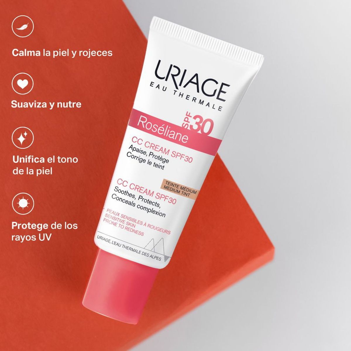 URIAGE - Roséliane CC Crema Anti-rojeces SPF30 40ml de Uriage