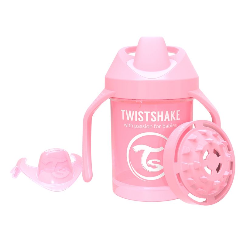 TWISTSHAKE - Vaso Mini Cup 230 Ml 4+M Rosado Twistshake