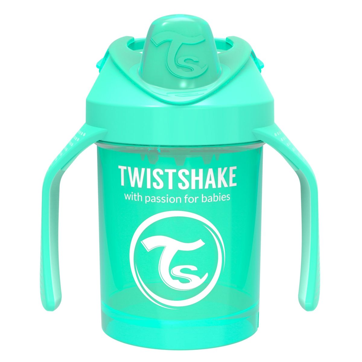 TWISTSHAKE - Vaso Antiderrame 230 Ml 4+M Verde Pastel Twistshake