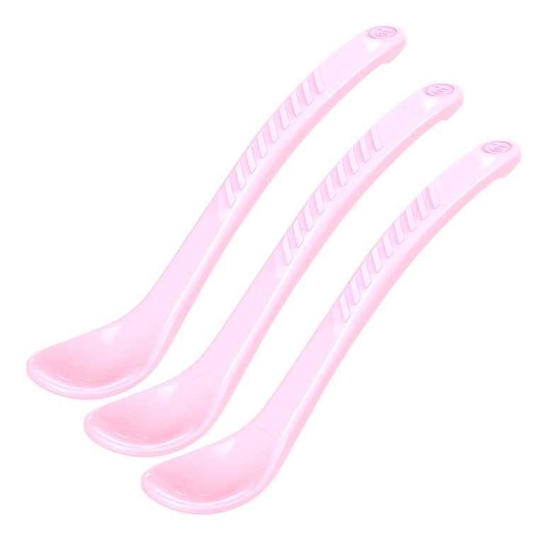 Cuchara De Alimentación 4+M 3 Uns Rosado