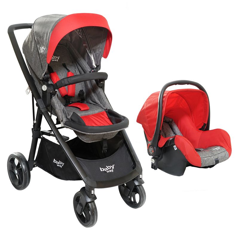 BABY WAY - Baby Way Coche Travel Light Bw-412 Rojo