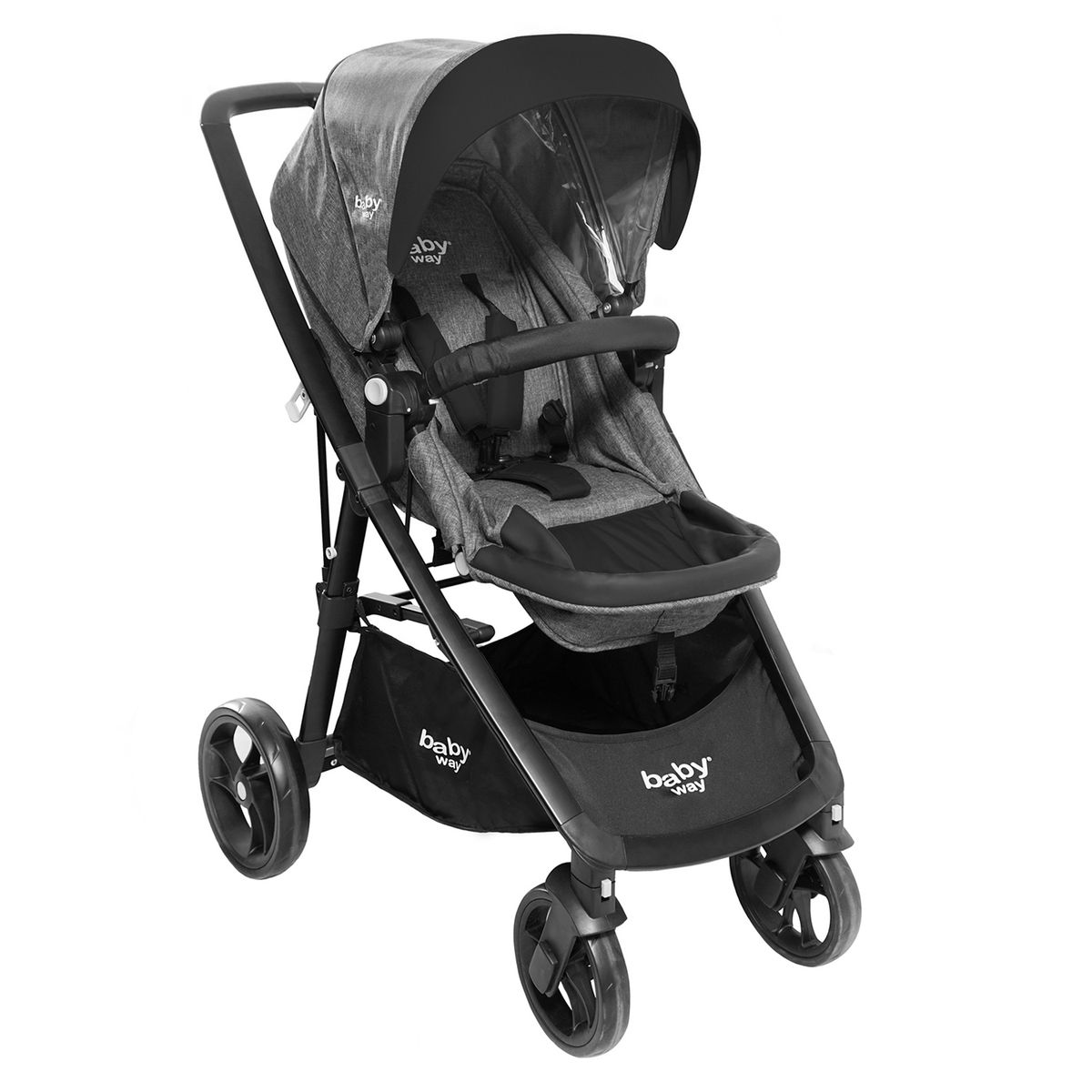 BABY WAY - Coche Travel System Light Bw-412G18 Baby Way