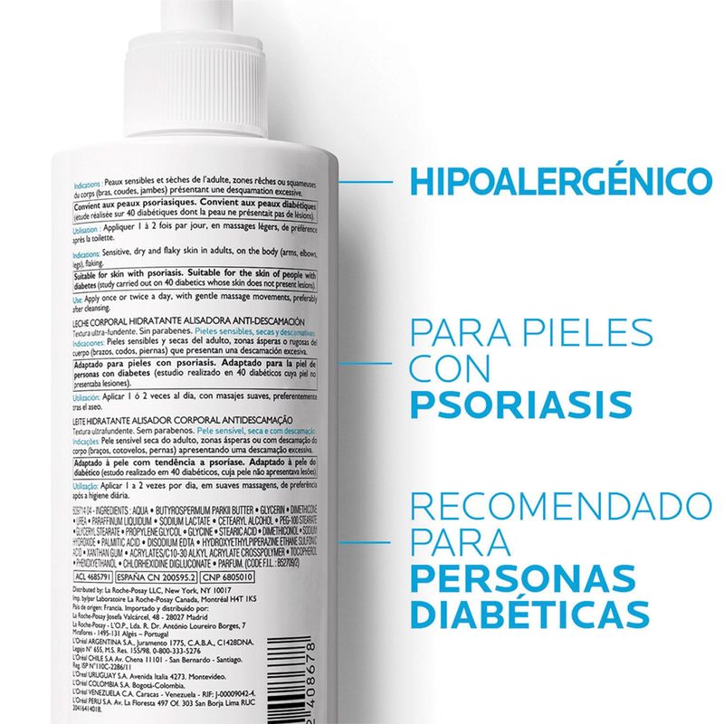 LA ROCHE POSAY - Iso-Urea Leche 400 ML