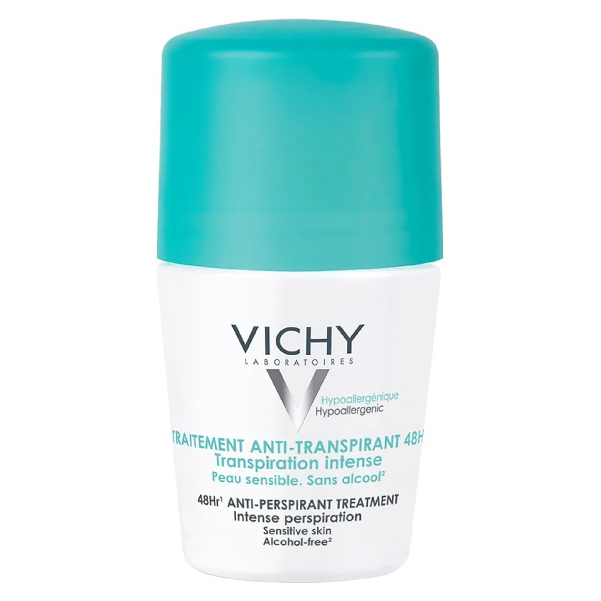 VICHY - Desodorante Anti-Transpirante Roll On 48H Dermo-Tolerance 50 ml Vichy