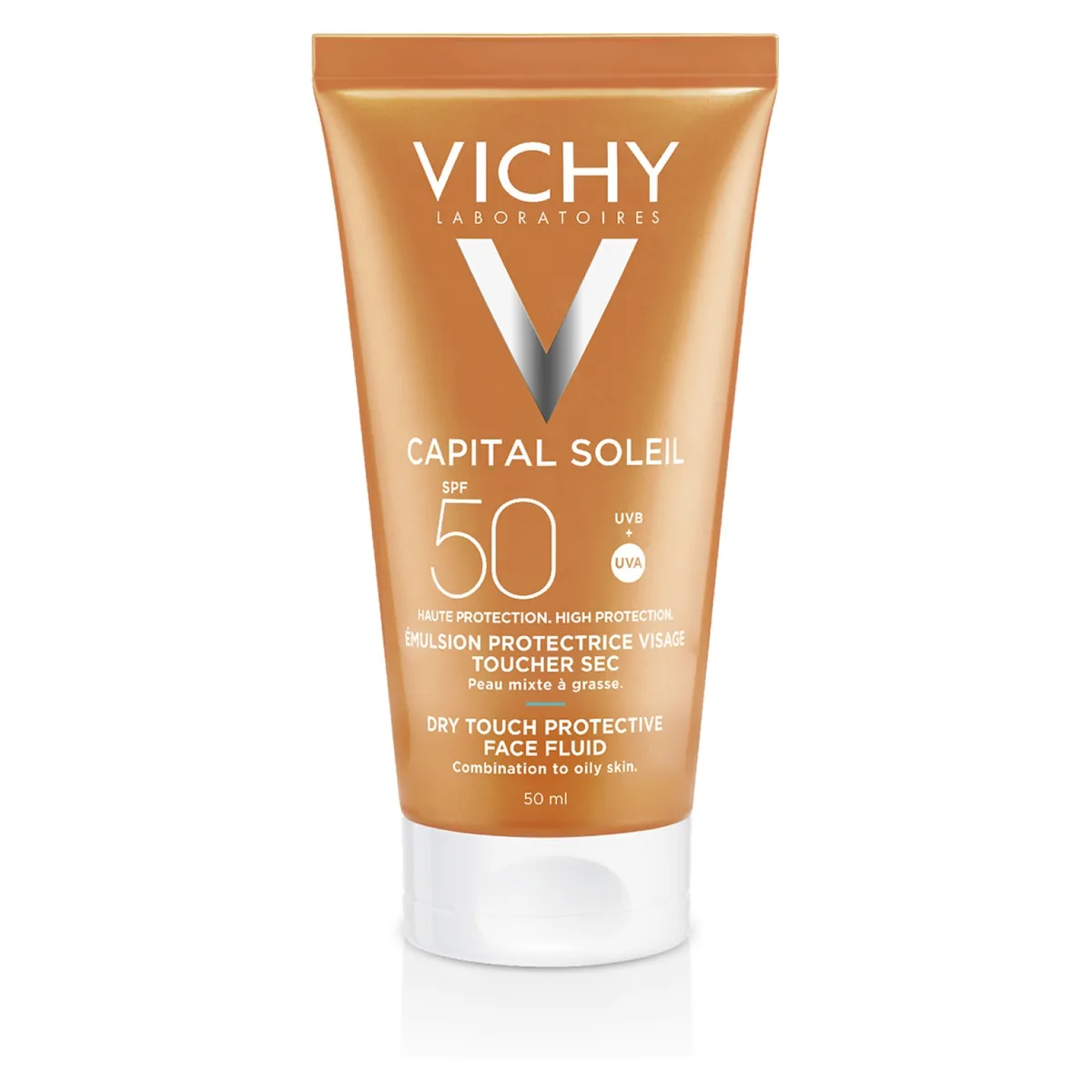 VICHY - Protector Solar Facial Toque Seco Ideal Soleil FPS 50 50 ml Vichy