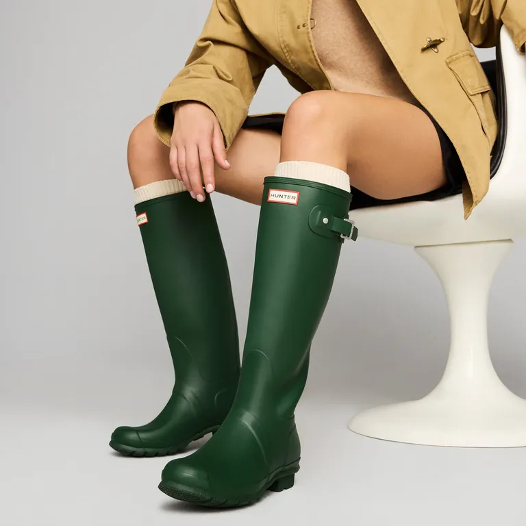 Botas Hunter Botas De Agua Mujer Con Chiporro Botas De Agua Mujer