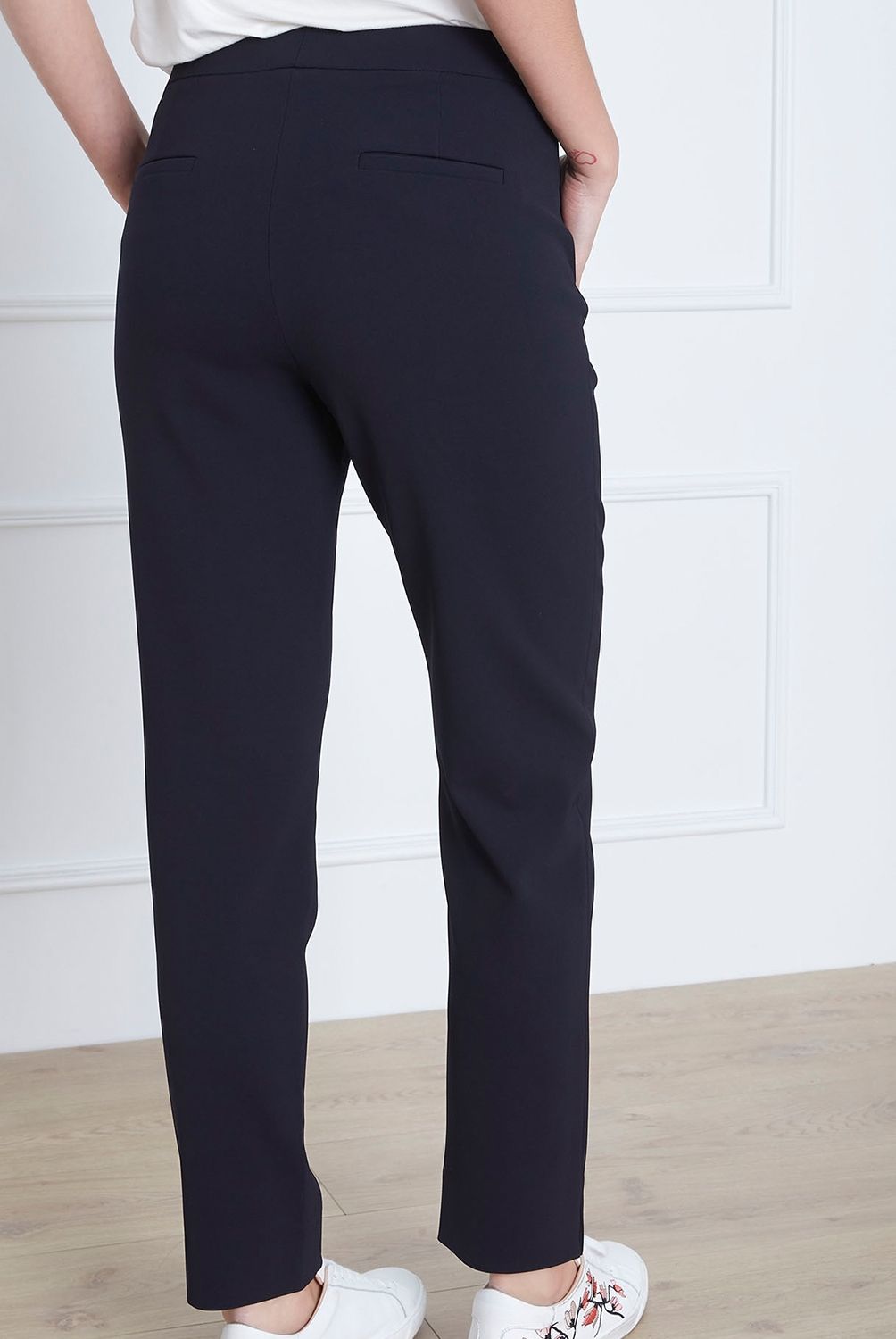 MAISON 123 - Pantalón Recto Tiro Medio Mujer Maison 123