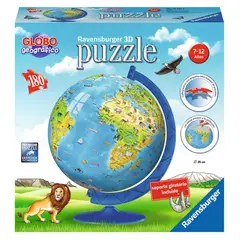 RAVENSBURGER - Caramba Puzzle 3D Globo Terraqueo Animales