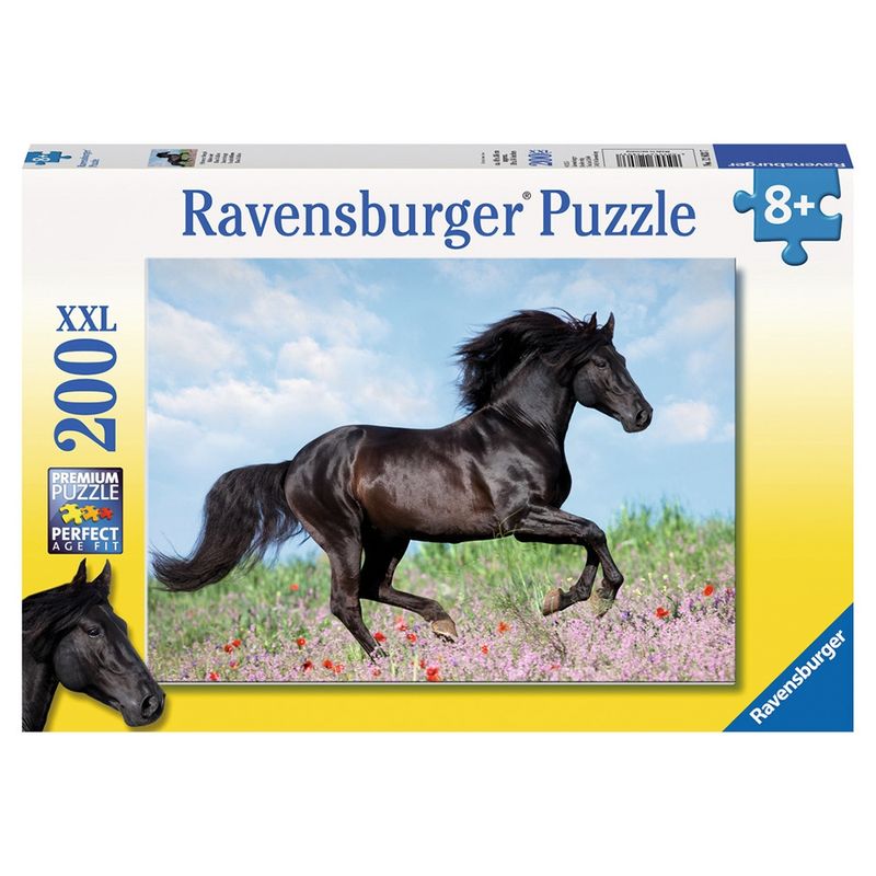 RAVENSBURGER - Caramba Puzzle Xxl Caballo Negro 200 Piezas Ravensburger