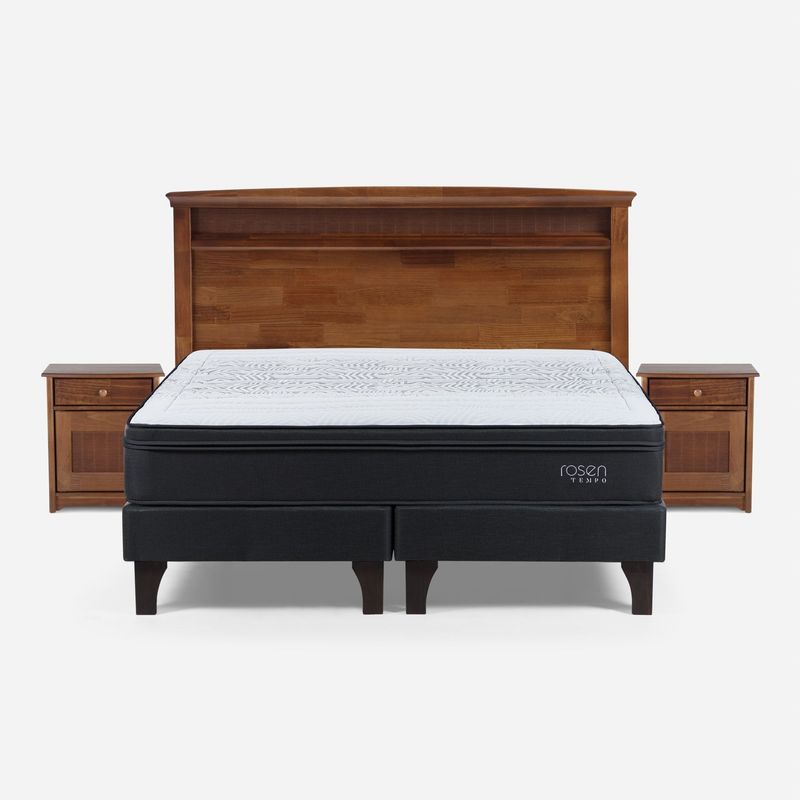 ROSEN - Cama Tempo Rosen King + Muebles Veneto