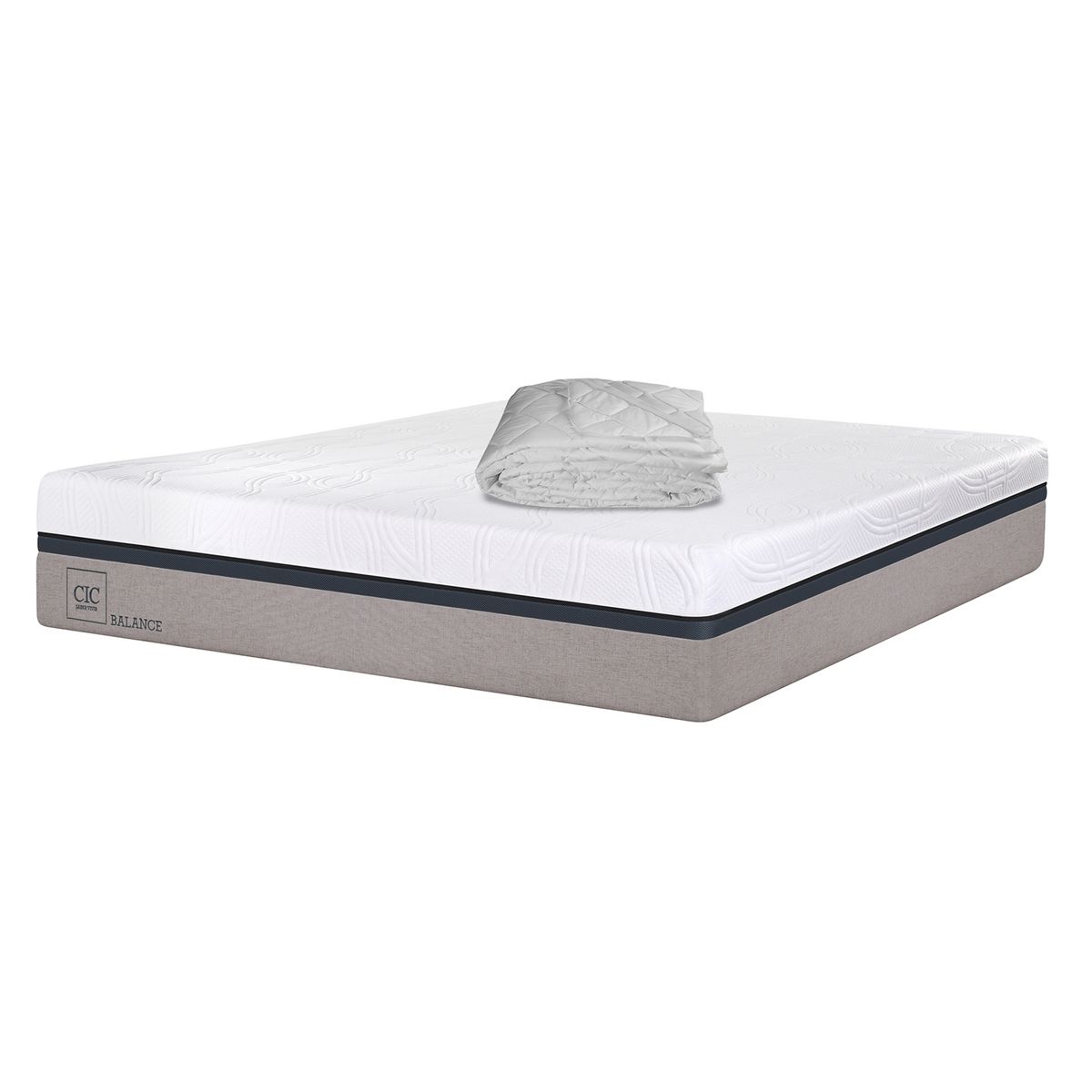 CIC - Colchón Balance 2 plazas x 1.90mt + Cubre colchónre Cic