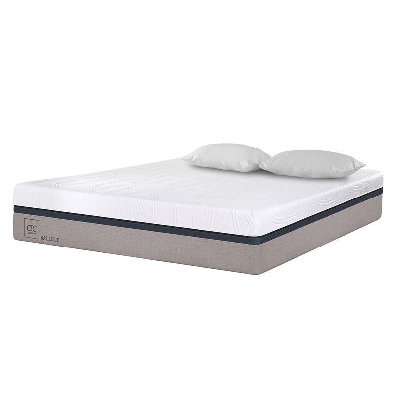 CIC - Colchón Balance 2 plazas x 2.00mt +Almohadas Cic