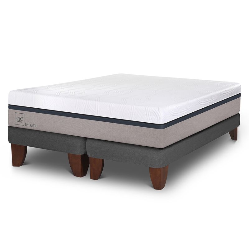 CIC - Cama Europea Balance 2 Plazas X 2.00Mt Base Dividida Cic
