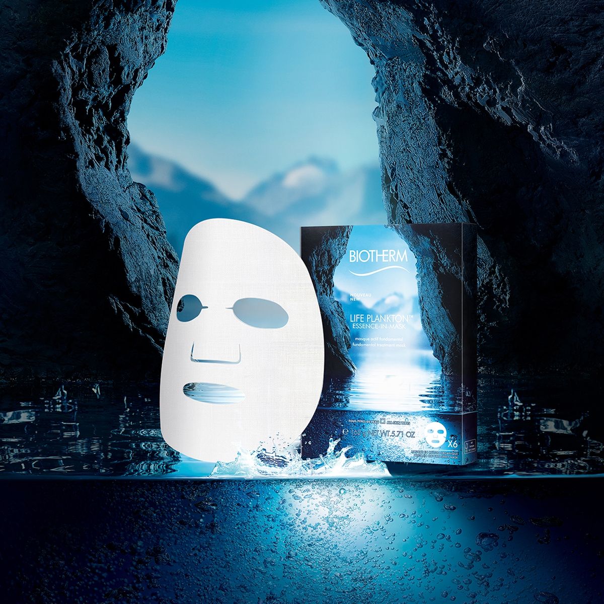 BIOTHERM - Mascarilla Facial Hidratante Life Plankton Essence 6 Unidades Biotherm