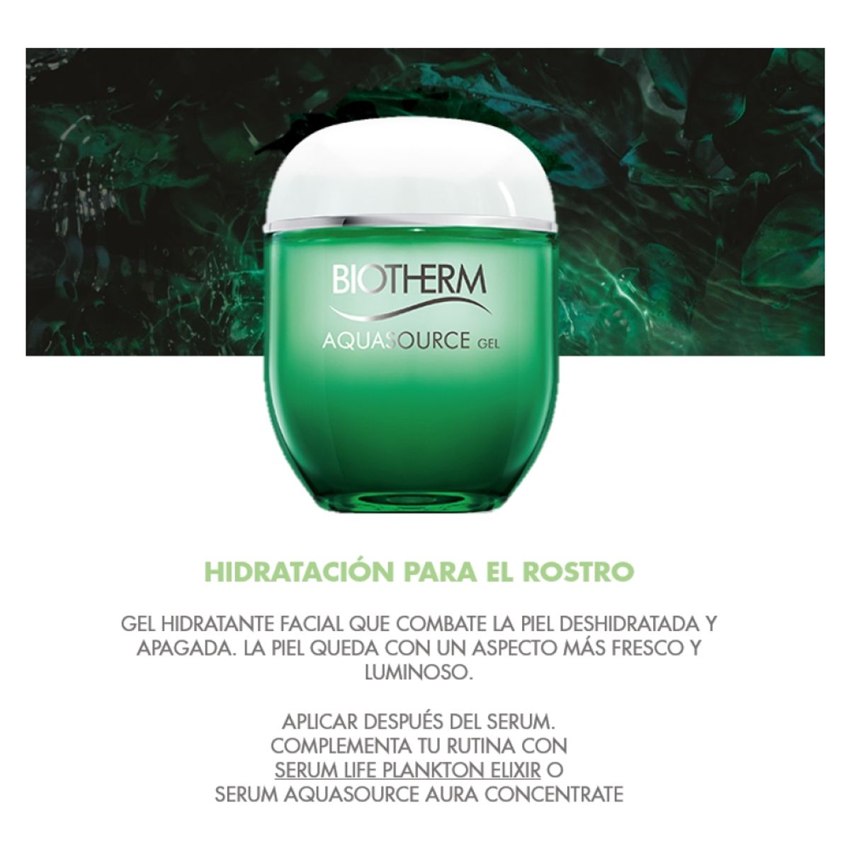 BIOTHERM - Gel Hidratante Aquasource 125 ml