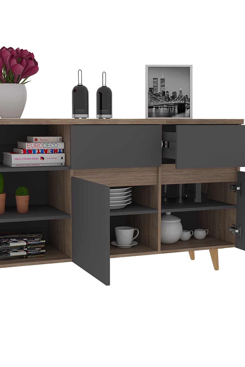 TUHOME - Buffet Salem Miel Plomo Tuhome