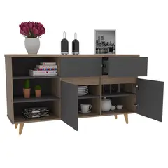 TUHOME - Buffet Salem Miel Plomo