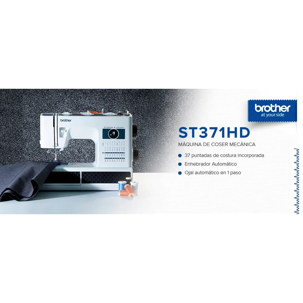 Brother ST371HD Blanco, foto 7