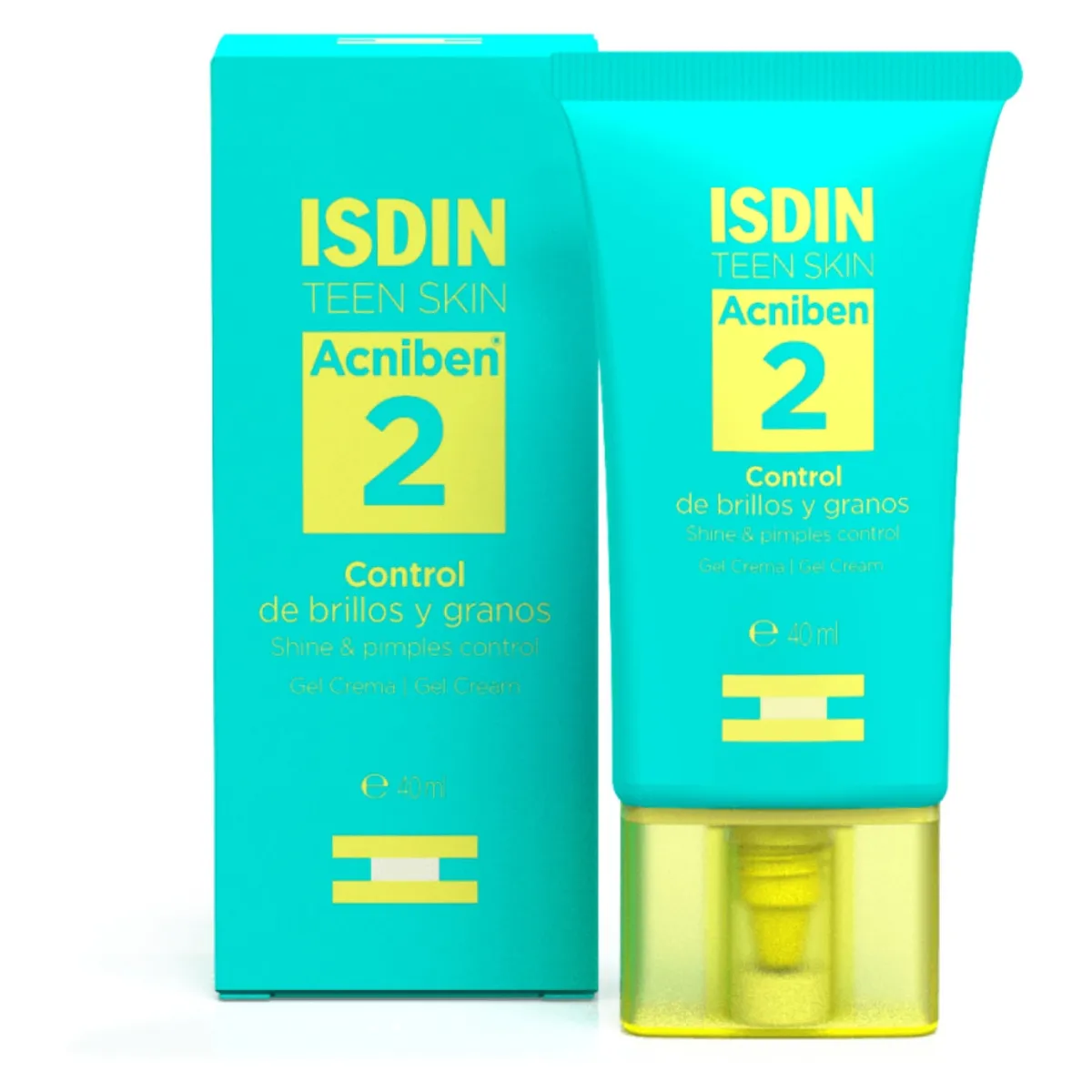 ISDIN - Hidratación Piel Grasa Acniben Control Brillos y Granos 40 ml Isdin