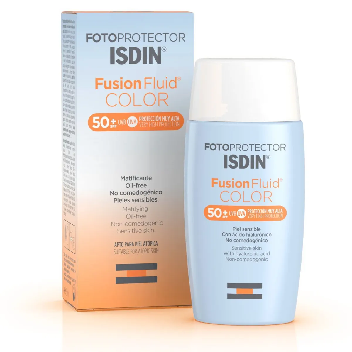 ISDIN - Fotoprotector Fusion Fluid Color Spf 50+ Antiedad 50 Ml Isdin