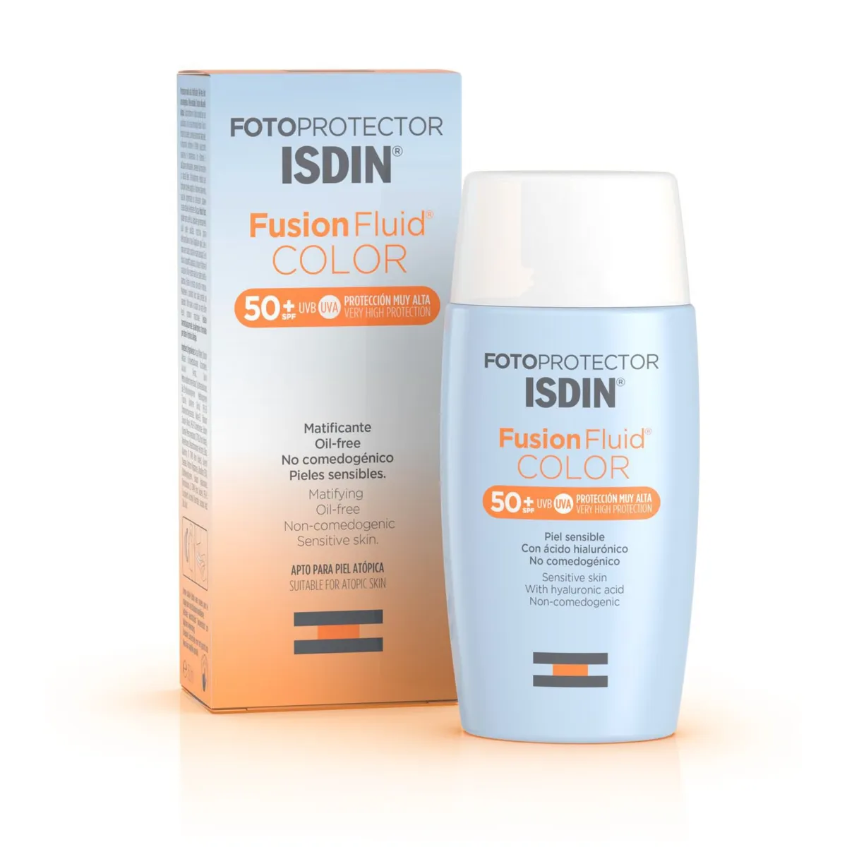 ISDIN - Fotoprotector Fusion Fluid Color Spf 50+ Antiedad 50 Ml Isdin