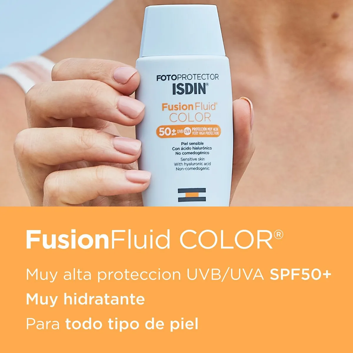 ISDIN - Fotoprotector Fusion Fluid Color Spf 50+ Antiedad 50 Ml Isdin