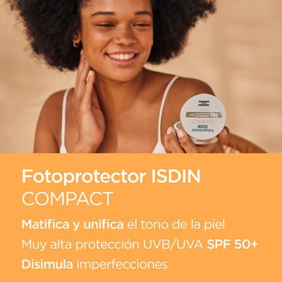 Imagen 2 del producto Protector Solar Facial Compact Bronce FPS 50+ 10 gr