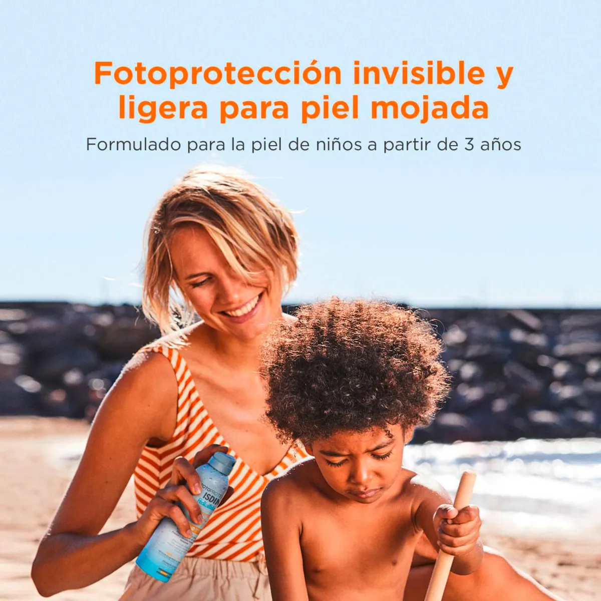ISDIN - Protector Solar Niños Transparent Spray Wet Skin Spf50 250Ml ISDIN