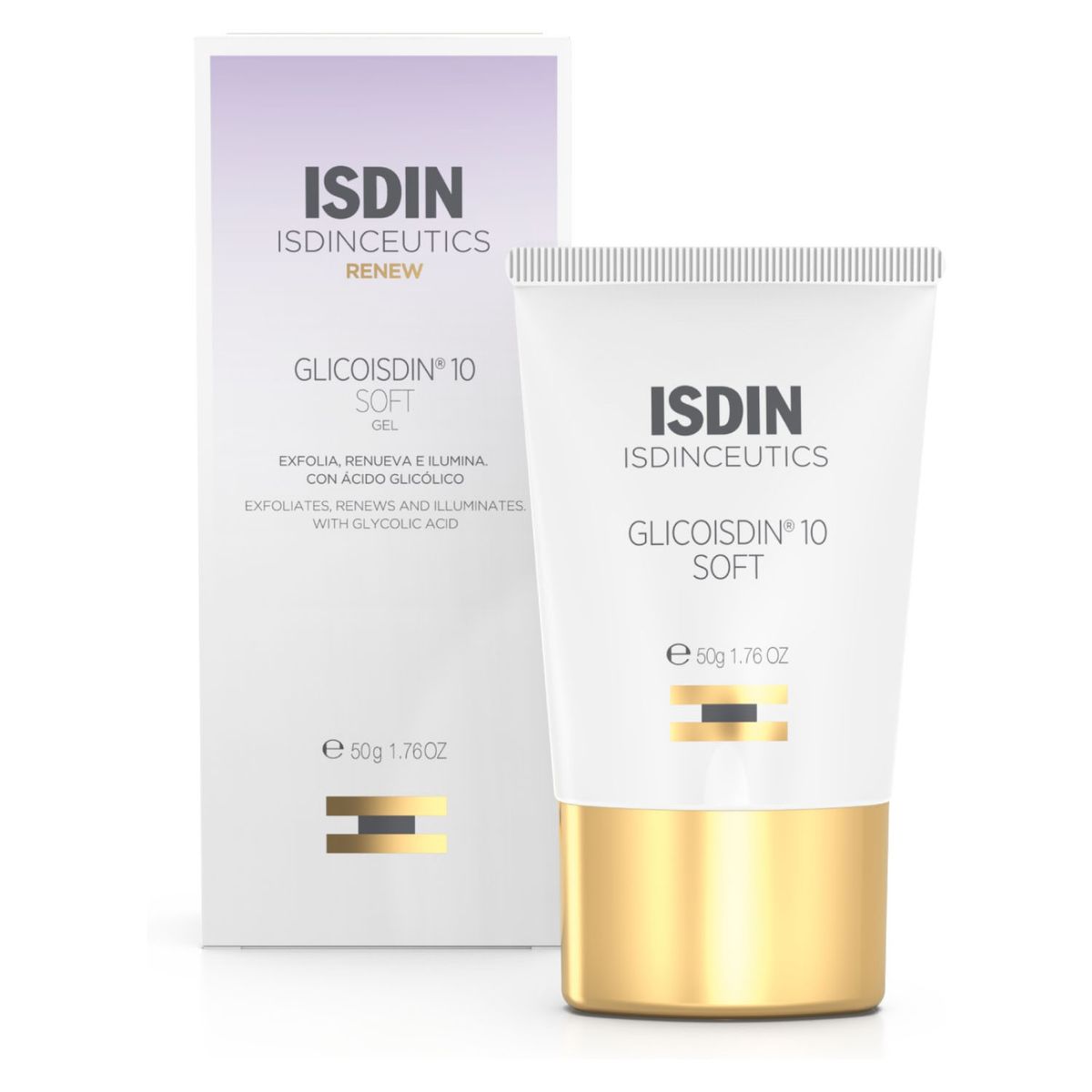 ISDIN - Peeling Antiedad Antimanchas Grasa Glicoisdin 10% 50 Ml Isdin