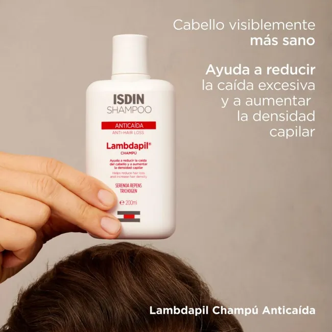 ISDIN - Shampoo Anticaída Lambdapil 200 Ml Isdin
