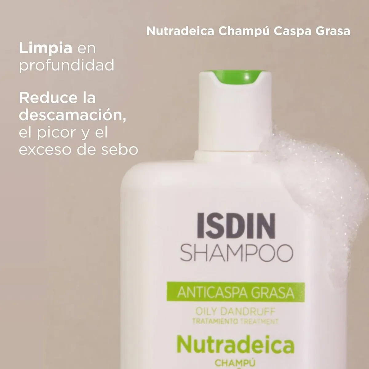 ISDIN - Shampoo Anticaspa Grasa Nutradeica 200 Ml Isdin