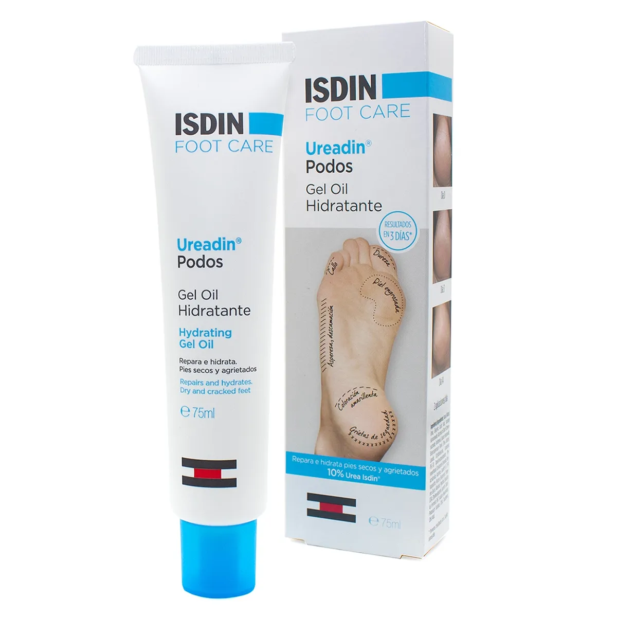 ISDIN - Crema Hidratante para Pies Ureadin Podos Gel Oil 75ML ISDIN