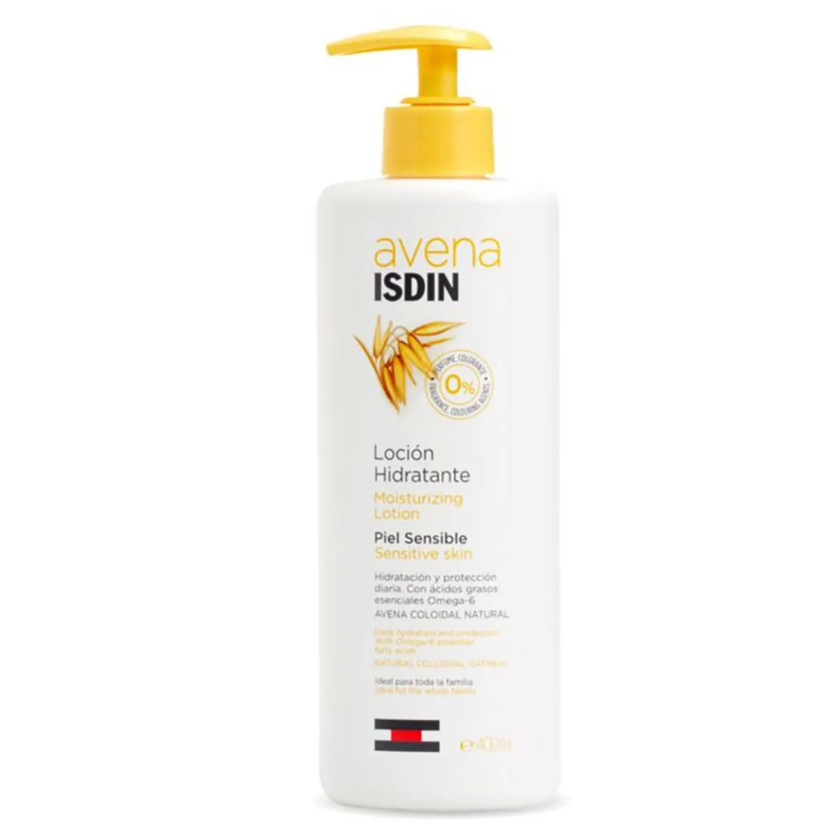 ISDIN - Loción Piel Sensible Avena ISDIN Loción Hidratante 400ml