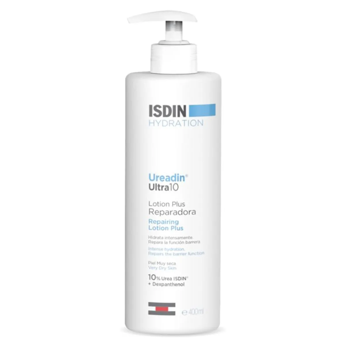 ISDIN - Crema Corporal Hidratante Rápida Absorción Ureadin Lotion 10 Plus 400 Ml Isdin