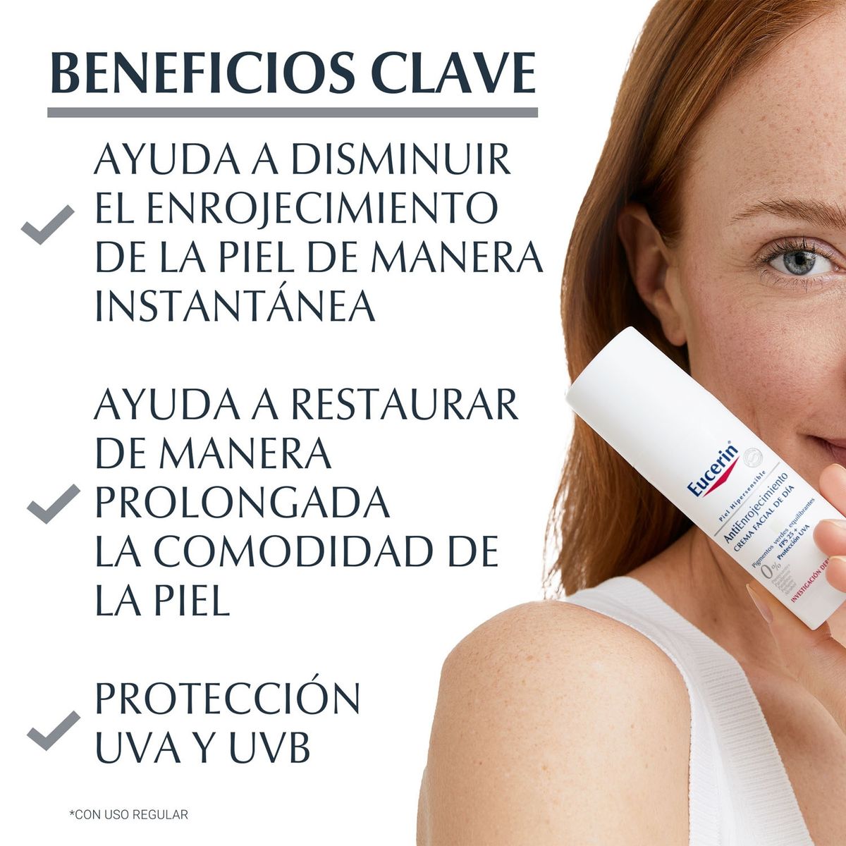 EUCERIN - Crema Facial Anti-Enrojecimiento Día 50Ml Eucerin