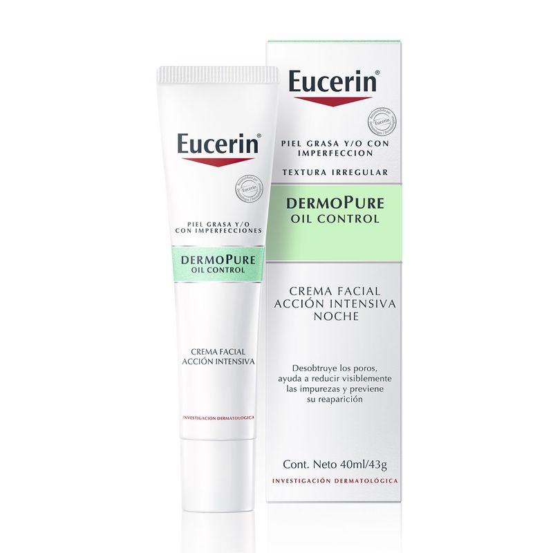 EUCERIN - Crema Facial DermoPure Accion Intensiva Noche 40ml Eucerin