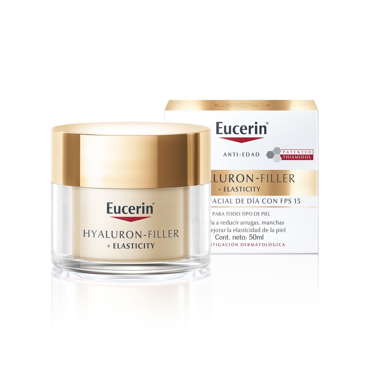 EUCERIN - Crema Facial Antiarrugas Elasticity+Filler Día 50ml Eucerin