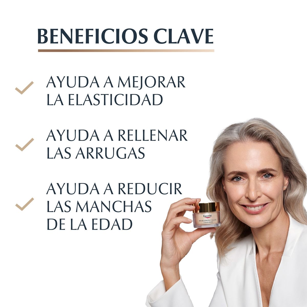 EUCERIN - Crema Facial Antiarrugas Elasticity+Filler Día 50ml Eucerin