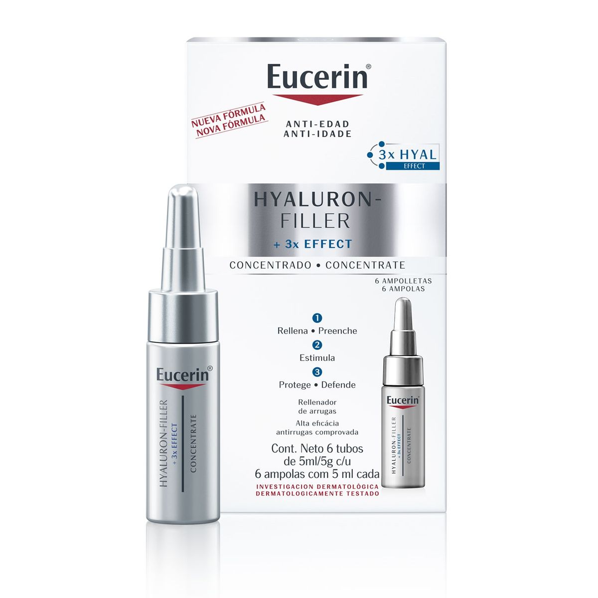 EUCERIN - Serum Concentrate Antiarrugas Hyaluron Filler 6X5ml Eucerin