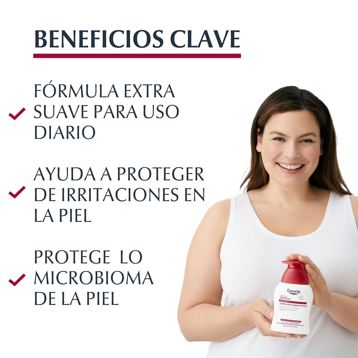 EUCERIN - Jabón Líquido Higiene intima 250 ml Eucerin